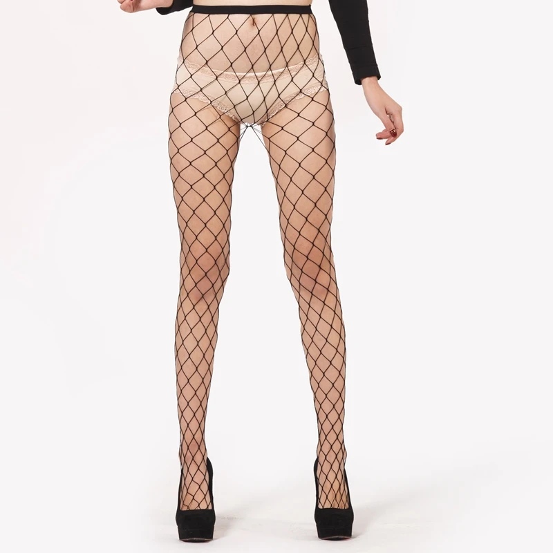 Women Sexy Ultra Sheer Fishnet Stockings Or Big Hole Fishnet Tights Pantyhose