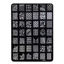 Flower Design Nail art Image Stamp Plates Polish Stamping Manicure Image XY18 Size 14 5cm by