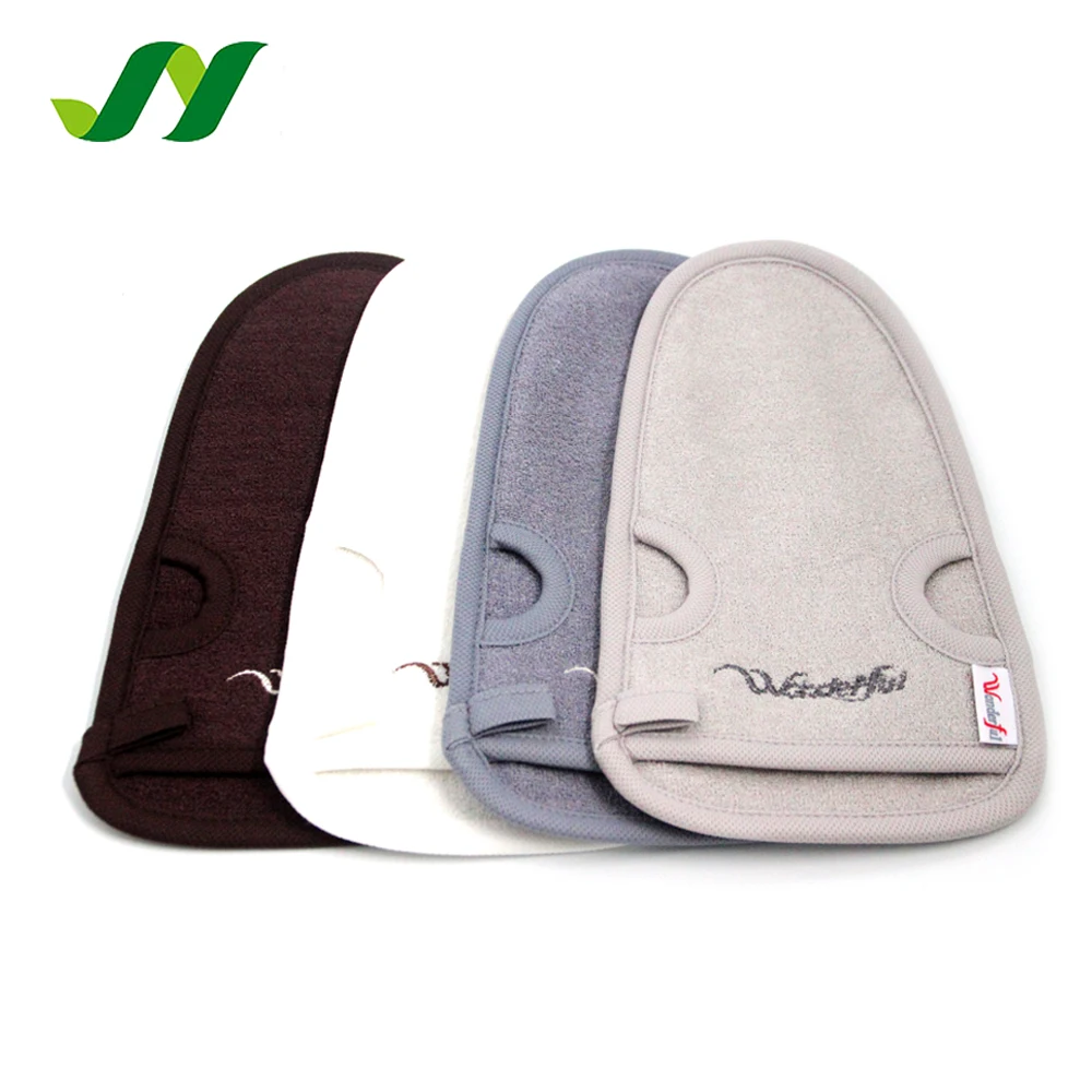 Golden Brand Peeling Gloves Bath Scrubber Viscose Exfoliating Mitts