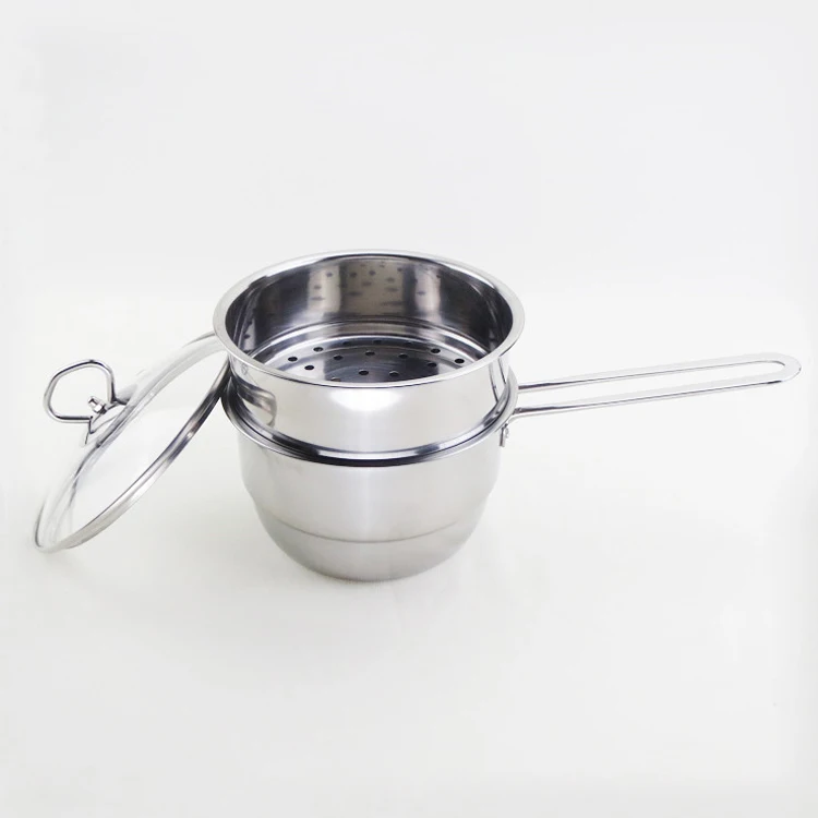 
Stainless Steel 2 Tier Oyster Steamer Soup Pot multi function Steaming Cookware Steamer with egg steamer 