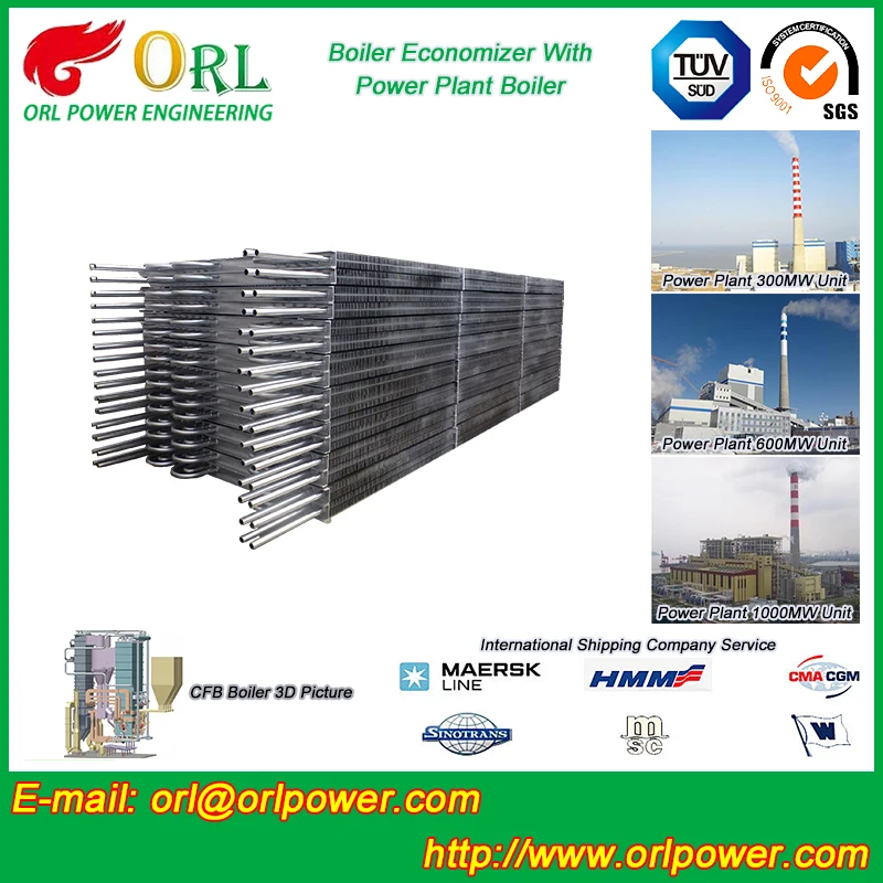 Нефтяная промышленность тепловой нефтяной котел экономайзера ASTM