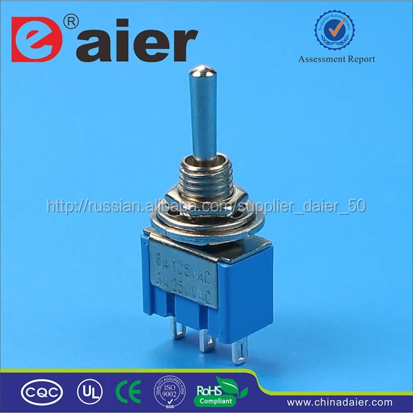 Daier MTS-103 ON-OFF-ON 3PIN SPDT Тумблер Переключатель