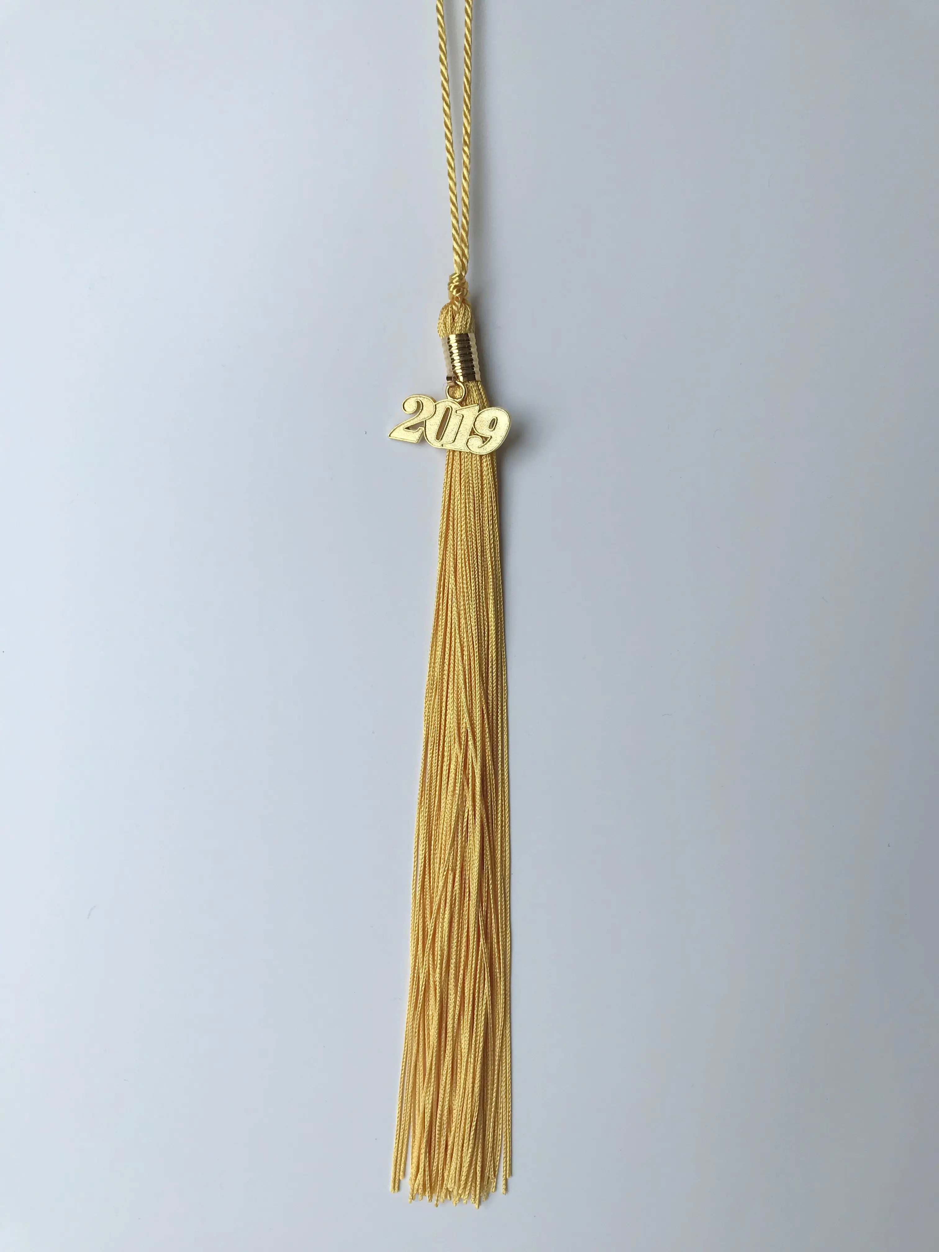 
2019 Hot Sale Graduation Cap Tassel with Year Charm total 42CM 