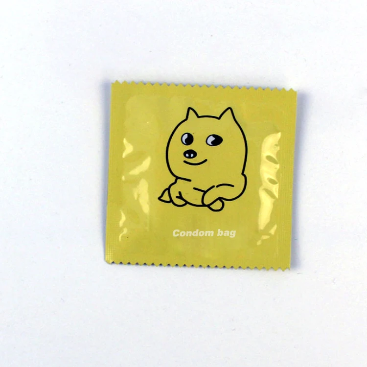 China Custom Printed 3 Side Seal Condoms Variety Package Bag#