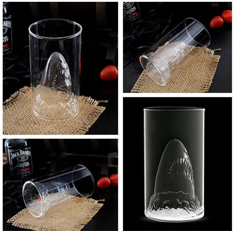Wholesale Hot new design products wholesale Animal Shark Shape Beer Cup/ Beer Glass /Tea Drinking Mug