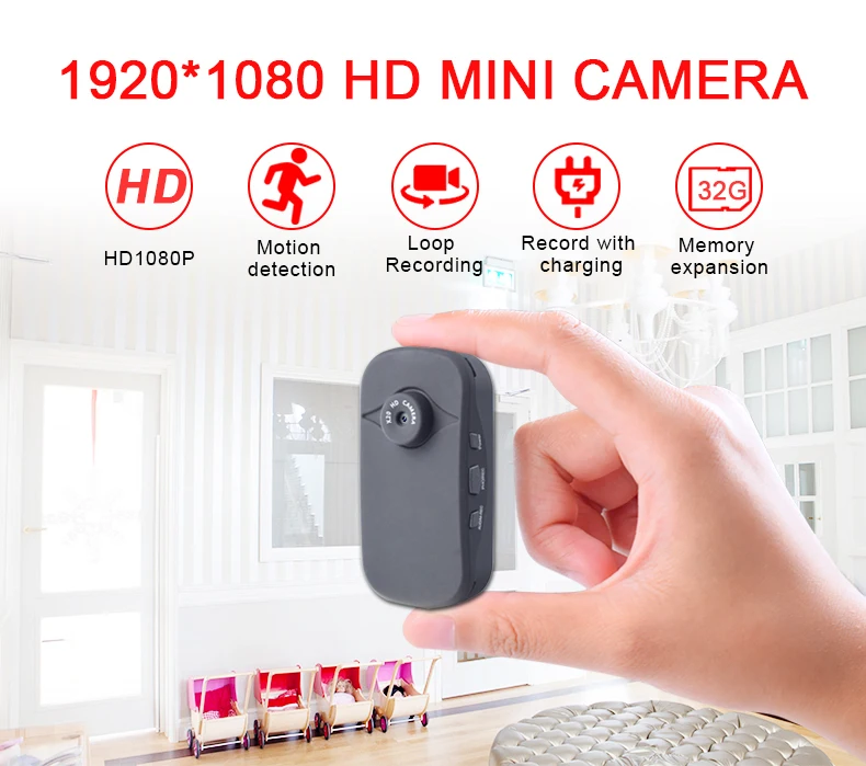 Mini CMOS Sensor Camera Module FHD Video Recorder
