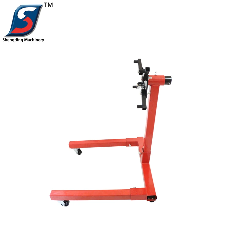 1250lbs Manual Adjustable Engine Rotation Lift Repair Stand for Car Repair