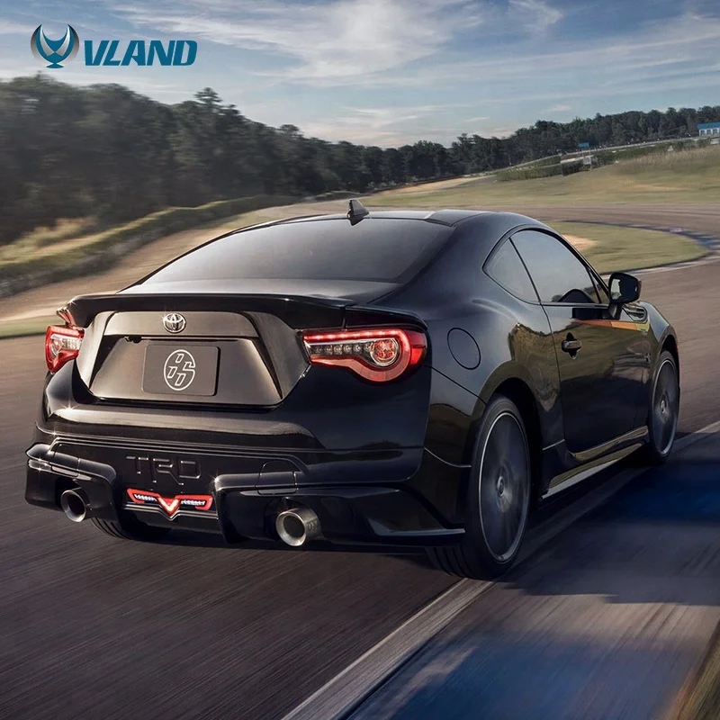 
For VLAND Factory wholesales led sequential Scion FR-S taillight 2012-UP FT86 GT86 Bumper rear For Subaru BRZ 