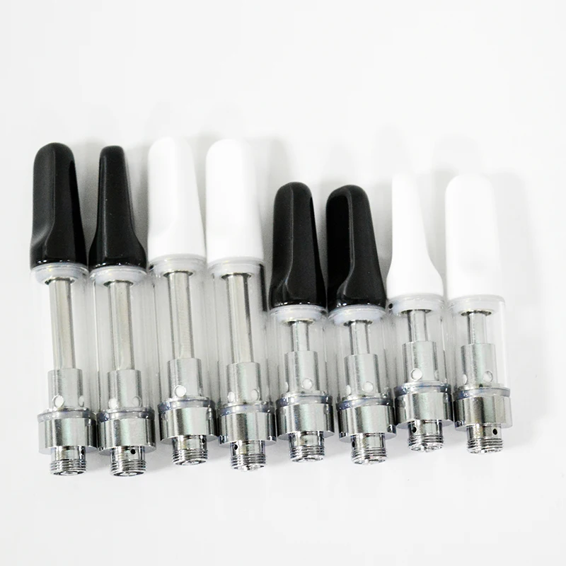 
OEM Welcome 510 Thread Screw Tips 0.5ml 1.0ml Thick Ceramic Coil Tank Empty Pen Th205 Ceramic carts 