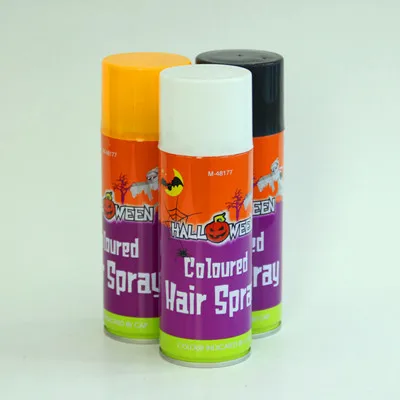 Цветной спрей для волос на Хэллоуин
