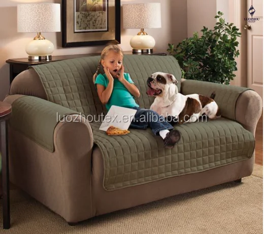 antislip microfiber ultrasonic quilting sofa cover