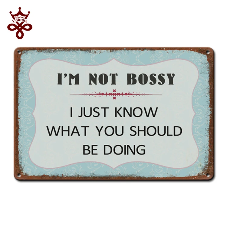 
Cheap wall decorative plaque funny shabby chic tin sign 20X30CM rusty souvenir metal signs 