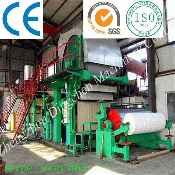 1092mm туалетная бумага машина с 2T / D