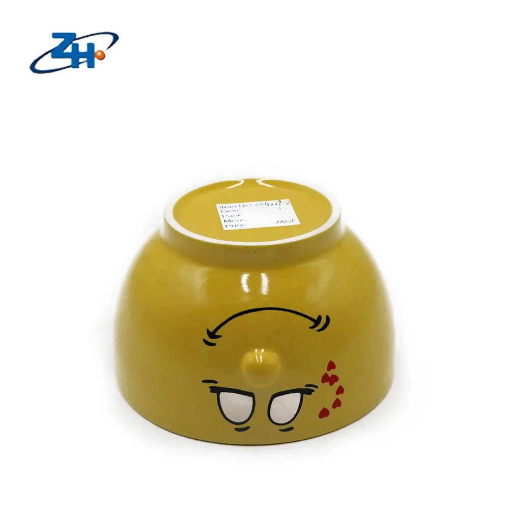 ceramic bowl without lid Food grade custom cheap printed ceramic bowl for kids soup bowl set ceramic