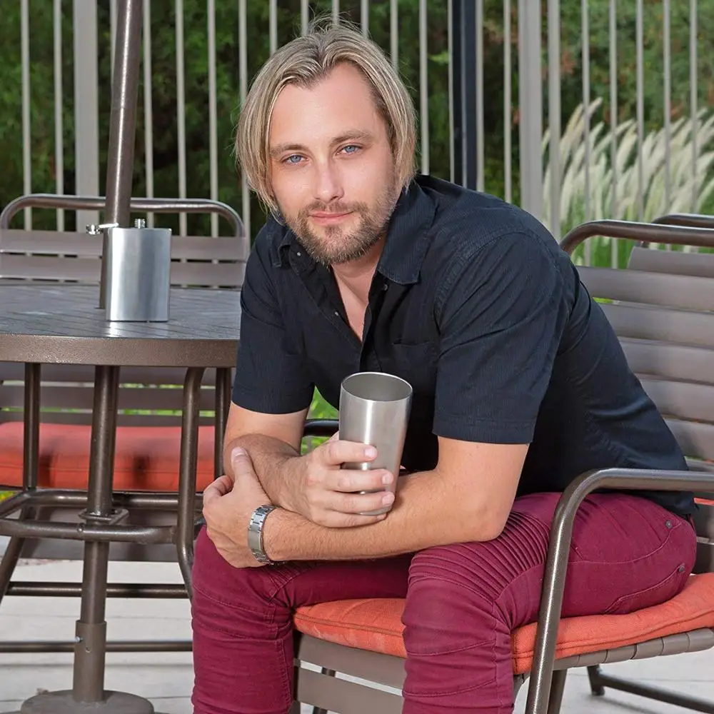 16oz Stainless Steel Pint Glasses Double Wall Vacuum Insulated Metal Cups to Keep Drinks Cold or Hot Sweat Free Beer Tumbler