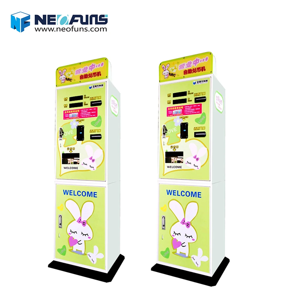 Hot Sales ATM Coin Exchange Machine For Cash Support Various Currency For Coin Operated Games Machine