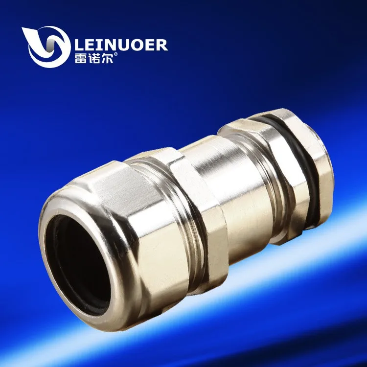 Никелированной латуни металлический кабельный ввод для пластика гибкие гофрированные трубы