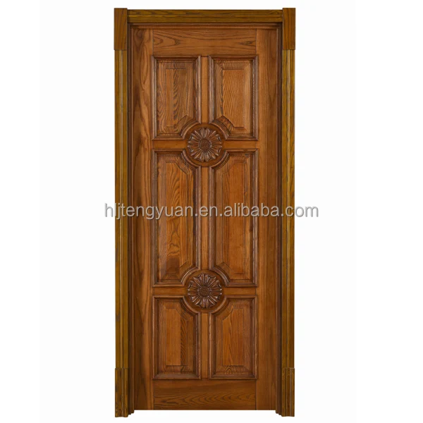 Hotel Doors Wooden Soundproof USA American Non Crack Rustic Luxury Entry Front Interior Door Wooden