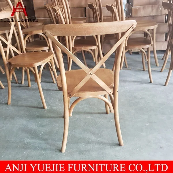 
Stackable Beech Wood X Back Chair 