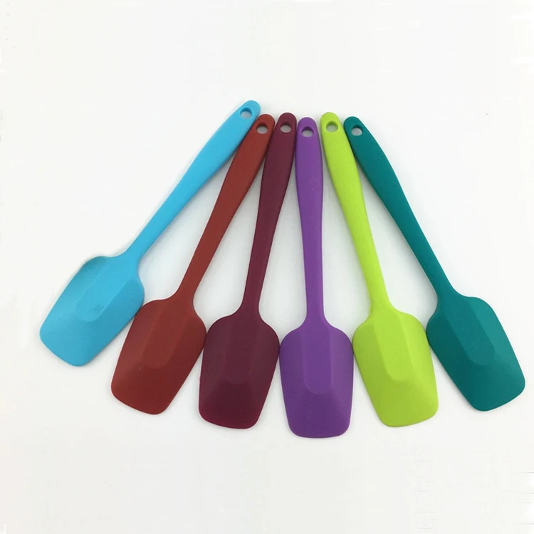 Small Silicone Rubber Baking Spatula BPA Free & Heat Resistant Non-Stick Spoon