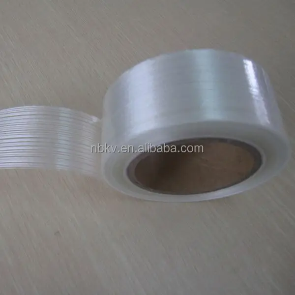 High Quality Heavy Duty Waterproof Rubber  Fiberglass Polyester Filament Strapping Strong Reinforced Packing Bunding Tape