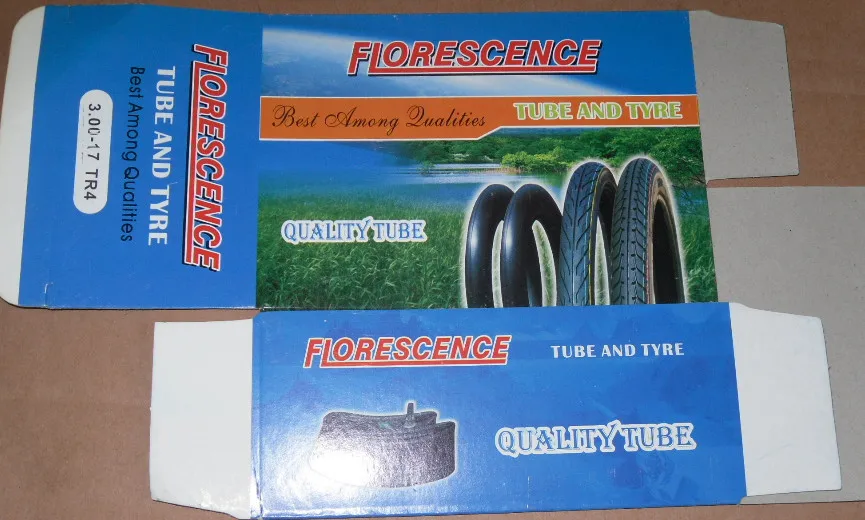 Мотоциклетная шина с резиновой внутренней трубкой 300-17