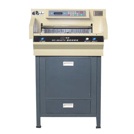 DC-8646TH Электрический бумажный резак с программным управлением тендер документ книга бумагорезательная мшина и A3 формат машина для резки бумаги