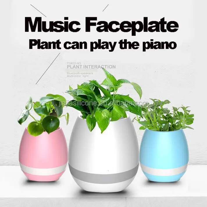 Оптовая свет smart touch музыка лампы завод горшок выпуская стресс