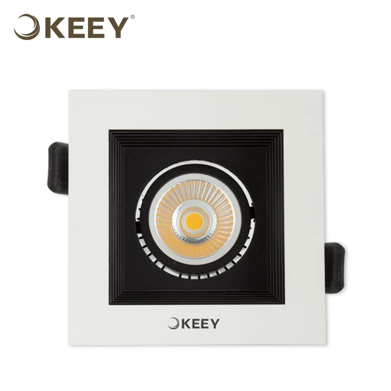 
KEEY 3*9W 18 Watts Led Grille Lamp Light Fixture Protective Grille Lights Commercial Lighting Rectangle Shape QYR2-GS607W-3 