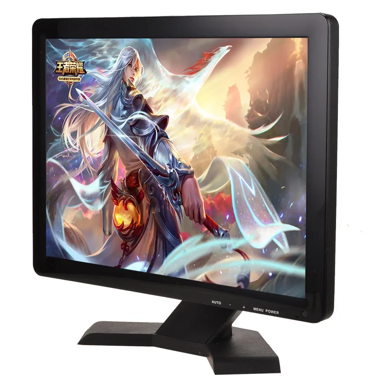 HD DC 12V Square 19 inch LCD CCTV monitor