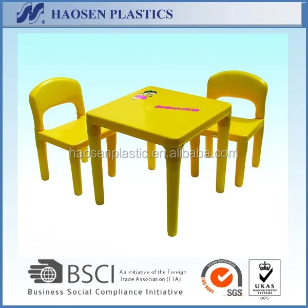 School furniture table and chair set for study