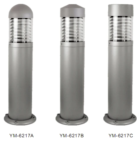 Die-casting aluminum housing  IP65 LED lawn light E27  traditional bollard lighting