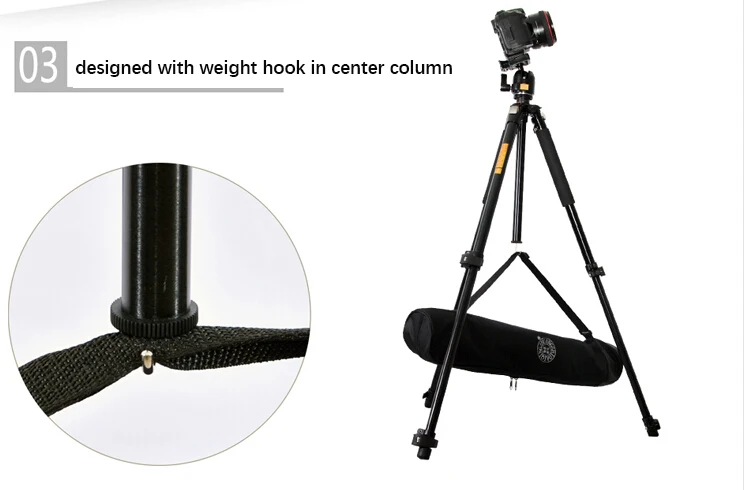 Kamerastativ Professional photography slr camera tripod Entry-level DV camera tripod to travel portable outdoor Q304 Stativ