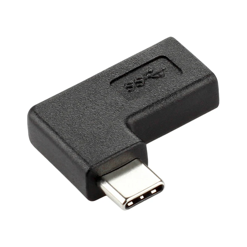 ULT-unite 90 Degree USB 3.1 gen2 10gbps right angle Type C Male to Female Converter Adapter for MacBook ChromeBook