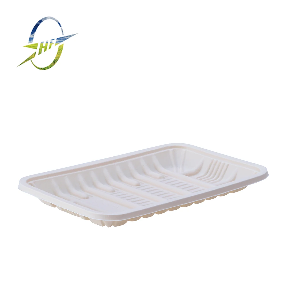 Disposable Corn starch Bioplastic Plates for Sale