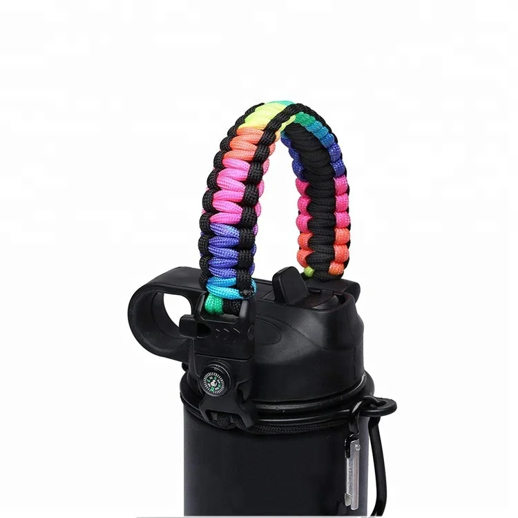 Durable Simple Modern Paracord Bottle Handle For Wide Mouth Water Bottles