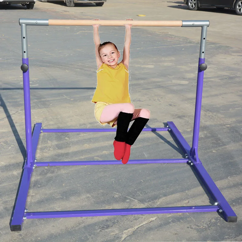 
Hot Sale Mini Gymnastics Adjustable Steel Kip Bar Kids Training Horizontal Bar 