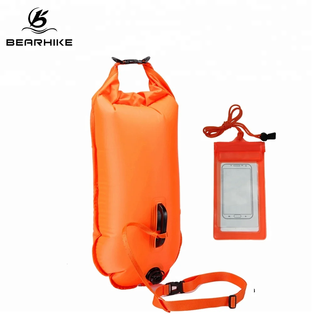 Wholesale Factory Cheap Price Floating Inflatable Open Water Safety Swim Buoy Dry Bag For Swimming Pool