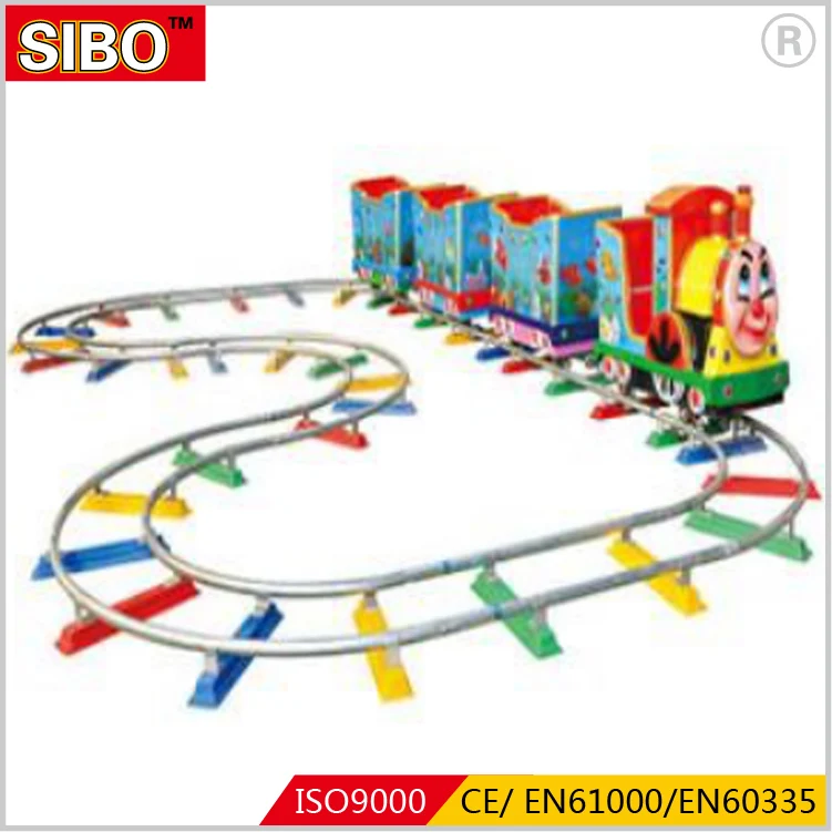 GMKP electric toy train sets amusement cartoon train kids electric ride machine