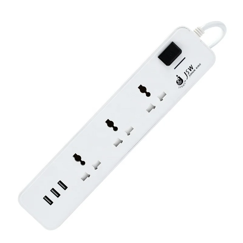
3 way universal electric USB power extension board with usb 