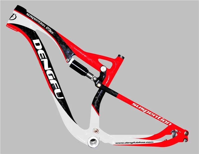 Конкурентоспособная 29er полная Подвеска MTB углеродная велосипедная Рама Китай