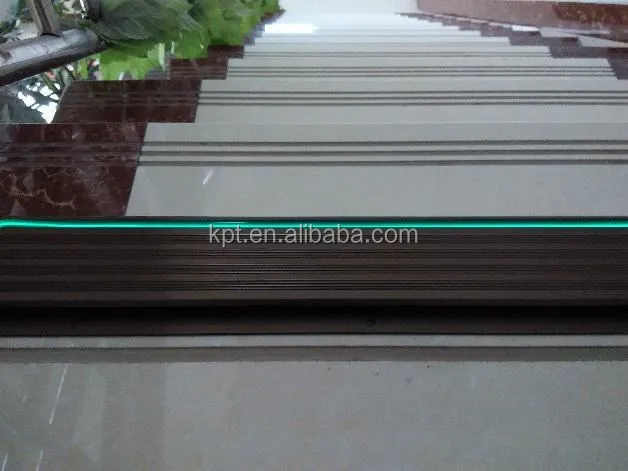 Lighting Stair step footboard made by el wire for cinema