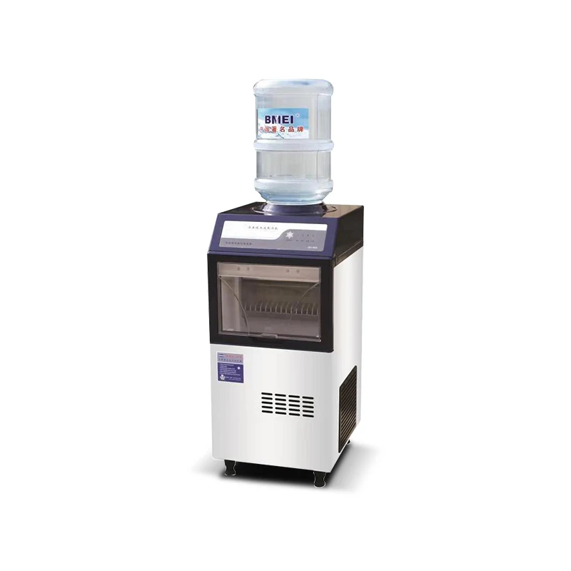 
 Коммерческая льдогенераторная машина BENCHU 2 в 1 с дозатором воды 50 фунтов/24 ч  