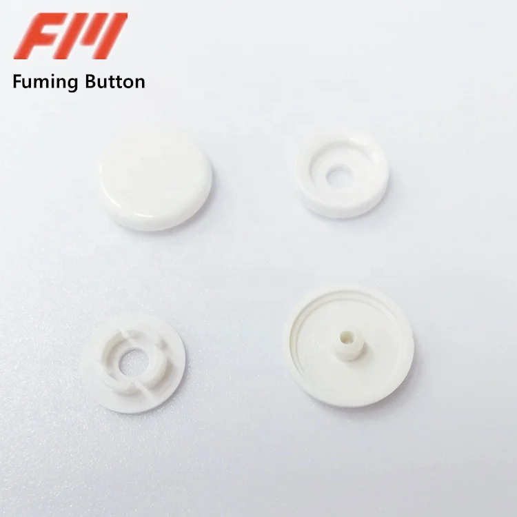Manufacturer snap button 4 parts plastic snap fastener