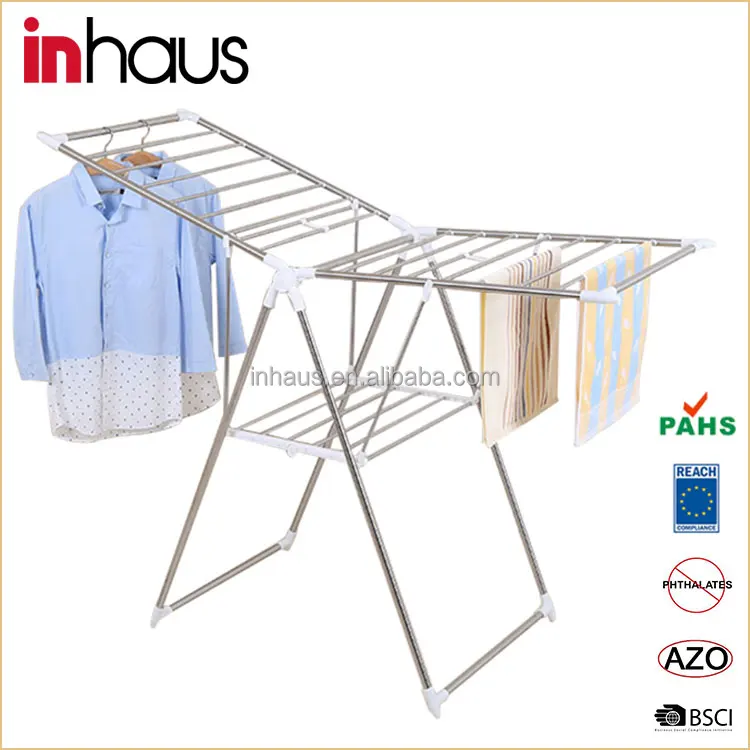 
Butterfly Shape Garment Rack Shirts Clothing Type and Adjustable Style clothes drying rack 