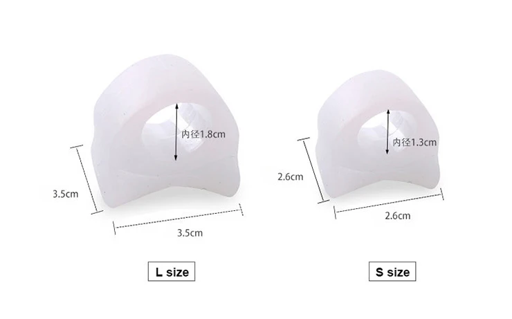
2018 High Quality Silicone Gel Foot Fingers Toe Separator 