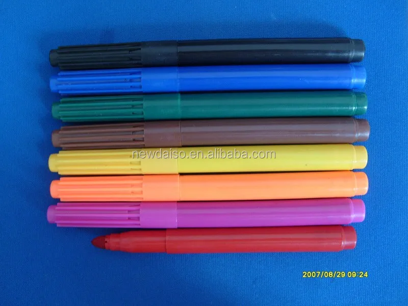 Plastic Felt tip marker pens