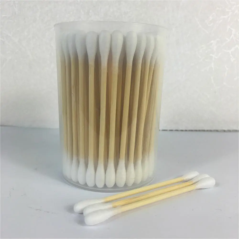 Eco-friendly Ear cleaning bamboo sticks cotton bud for hotel