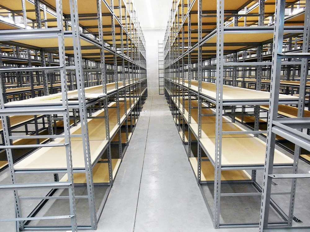 multi-function metal steel warehouse storage shelving slotted angle rivet boltless rack