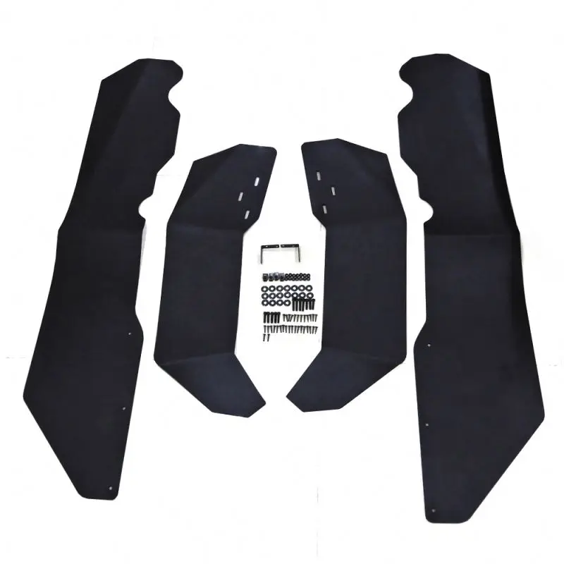 
 Переднее крыло UTV, передние и задние щитки от грязи, подходит для Polaris RZR XP 1000 и XP1000-4  UTV Front Fender Flare Front and Rear Mud Flaps Fit For Polaris RZR XP 1000 & XP1000-4